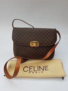 celine monogram leather shoulder bag|Celine vintage crossbody bag.